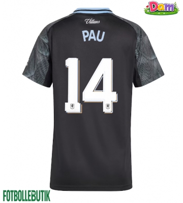 Aston Villa Pau Torres #14 Bortatröja Kvinnor 2025-26 Kortärmad